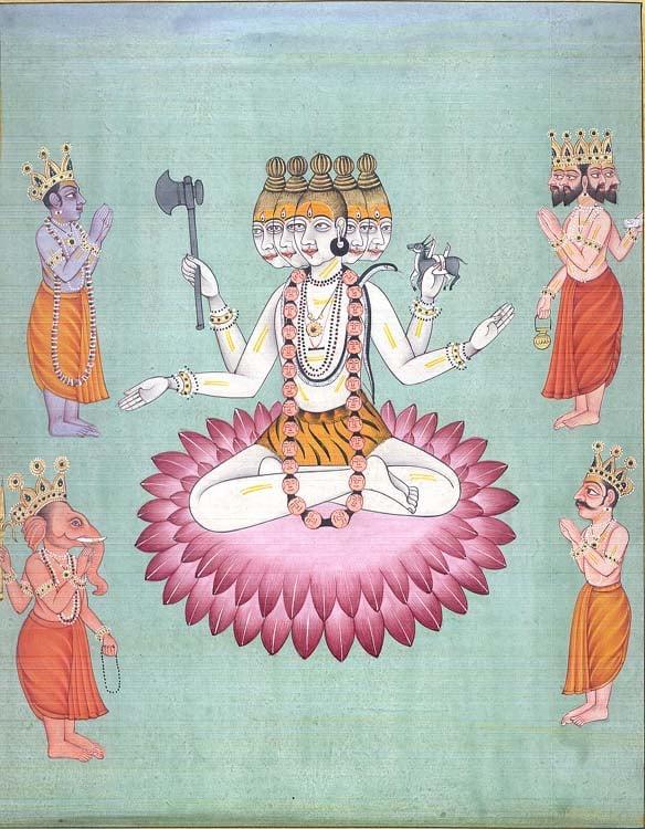 exotic india Panchamukha Shiva
