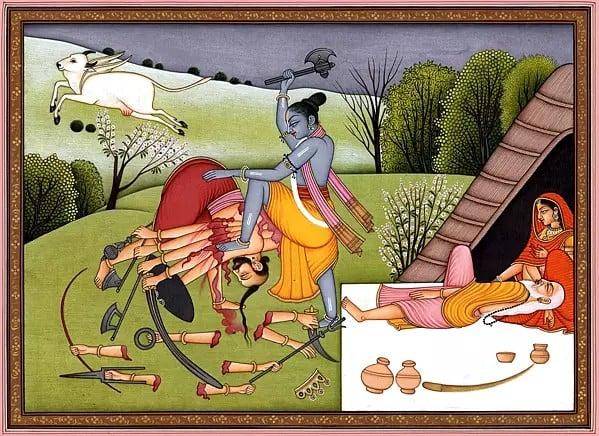 exotic india Parashurama Killing Kartaveerya