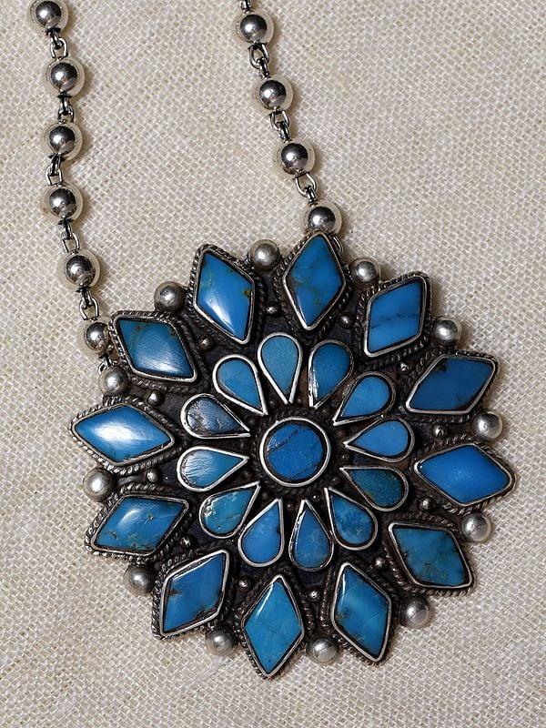 Exotic India Persian Turquoise Pendant