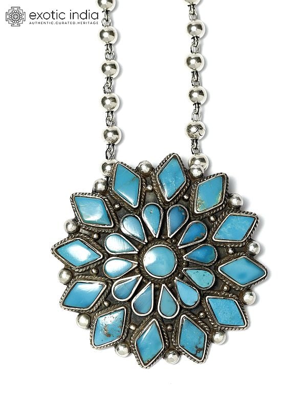 exotic india Persian Turquoise Pendant