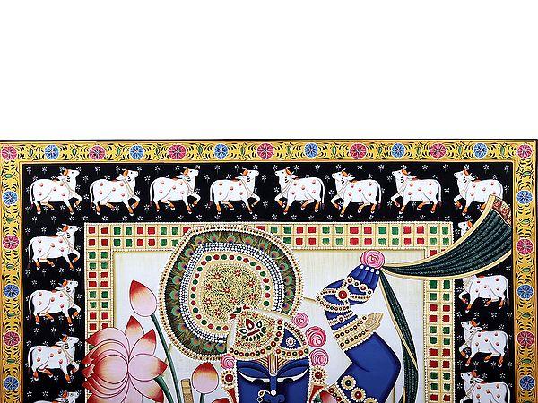 Exotic India Pichwai Of Shrinath Ji 