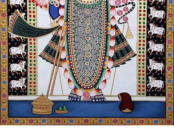 Exotic India Pichwai Of Shrinath Ji 