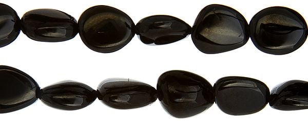exotic india Plain Black Onyx Nuggets