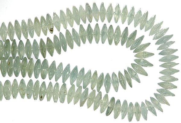 exotic india Plain Prehnite Rondells