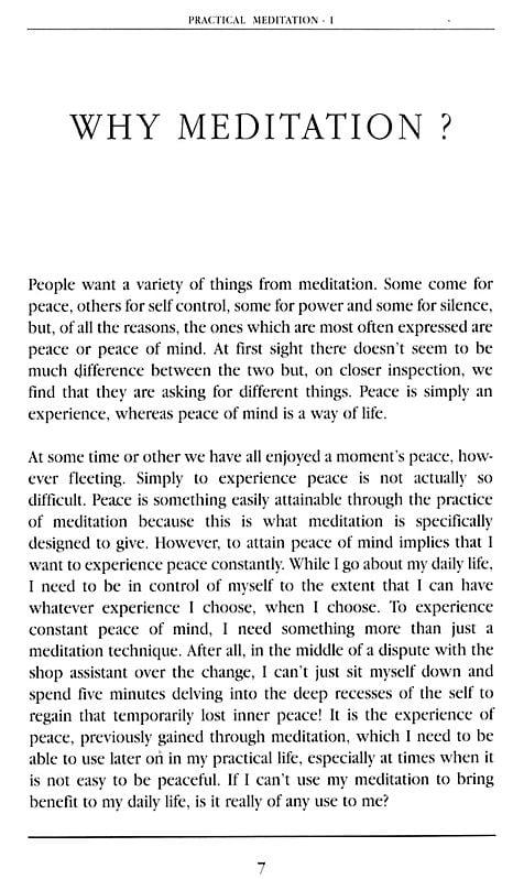 Exotic India Practical Meditation 