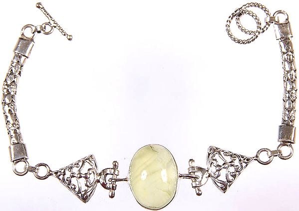 exotic india Prehnite Bracelet 