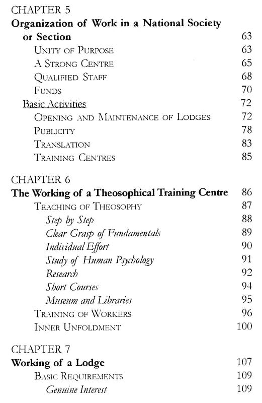 Exotic India Principles Of Theosophical Work 