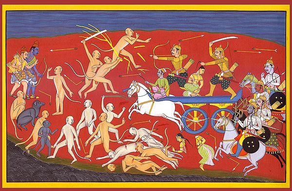 exotic india Psychological Warfare In The Ramayana