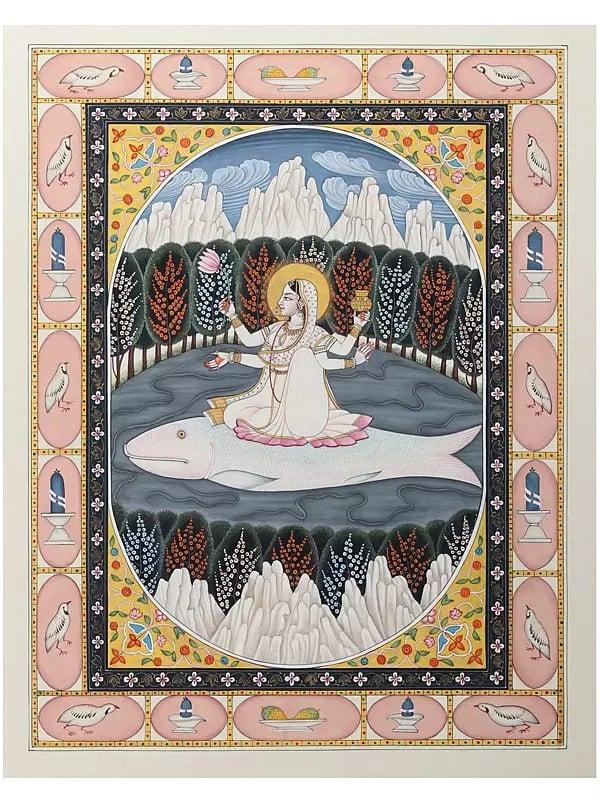 exotic india Purity and Divinity (Goddess Ganga) 