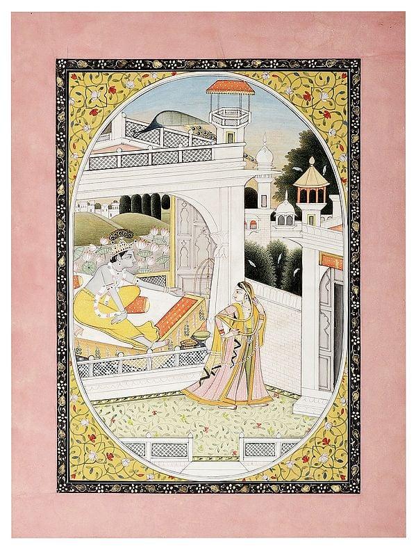 exotic india Radha-Krishna A Brief Lovers’ Spat
