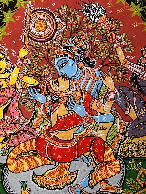Exotic India Radha Krishna In A Grove 