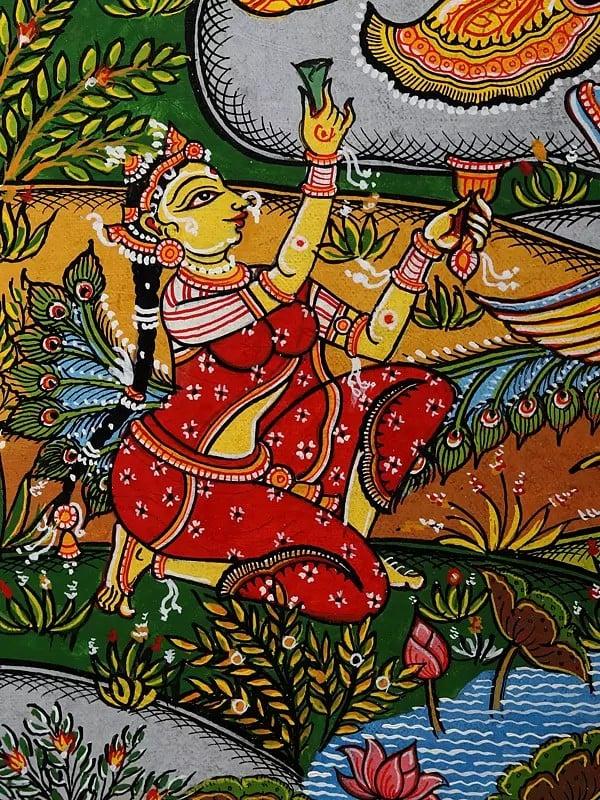 Exotic India Radha Krishna In A Grove 
