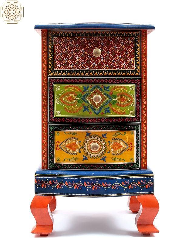 exotic india Rajasthani Art Table with Drawer
