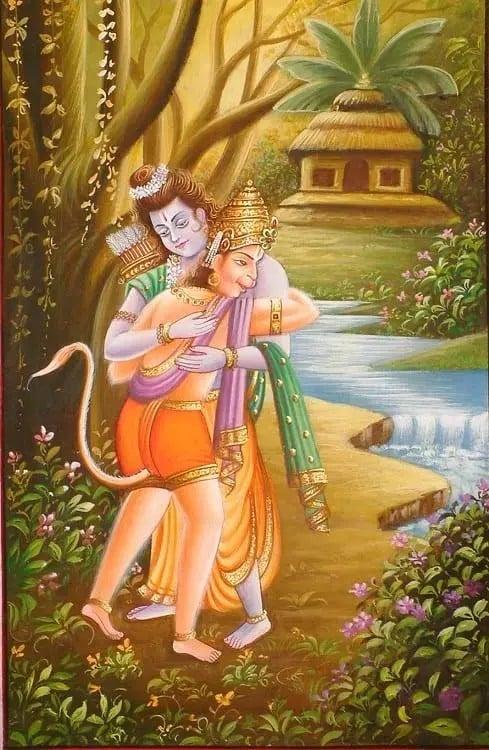 exotic india Ram Hanuman 