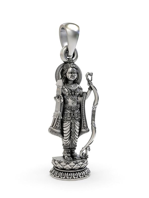 Exotic India Ram Lalla Sterling Silver Pendant