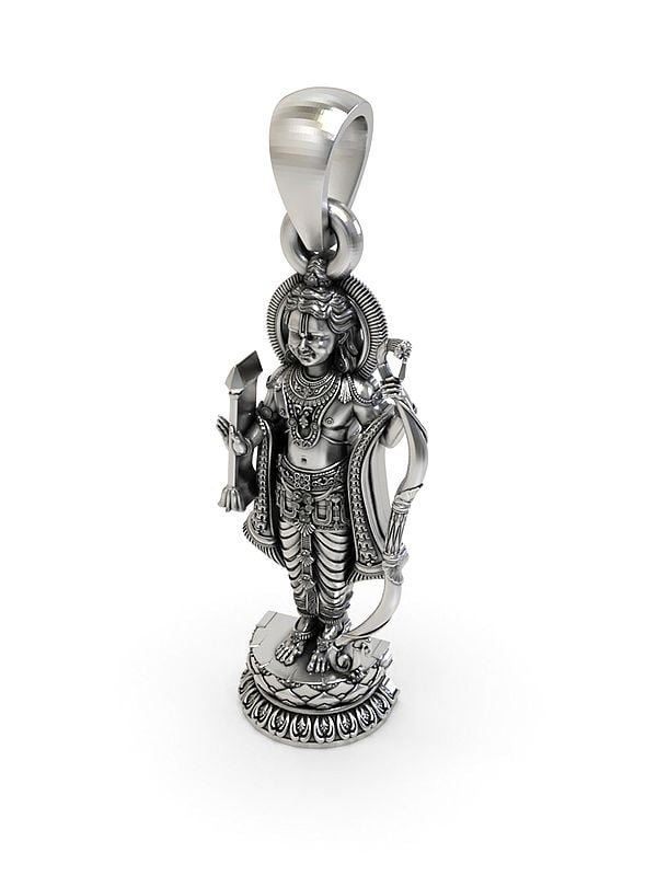 Exotic India Ram Lalla Sterling Silver Pendant