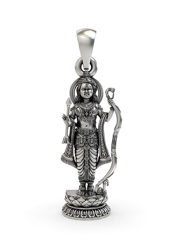 exotic india Ram Lalla Sterling Silver Pendant