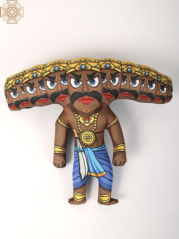 exotic india Ravana : The Demon King Soft Toy 