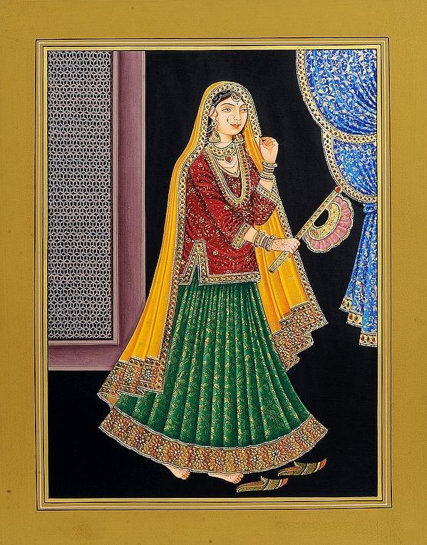 exotic india Royal Daasi Fanning The Queen 