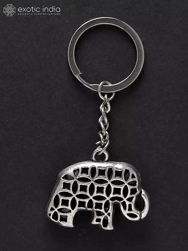 Exotic India Royal Elephant Keychain 