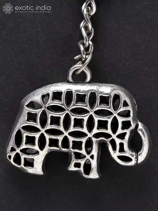 Exotic India Royal Elephant Keychain 