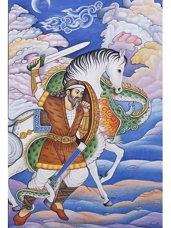 Exotic India Rustam | Watercolor On Paper 