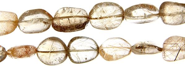 exotic india Rutilated Quartz Plain Nuggets