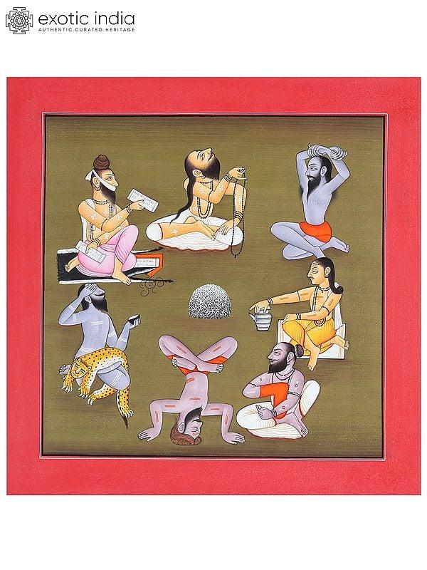 exotic india Sapta-Rishis (The Great Seven Seers) 