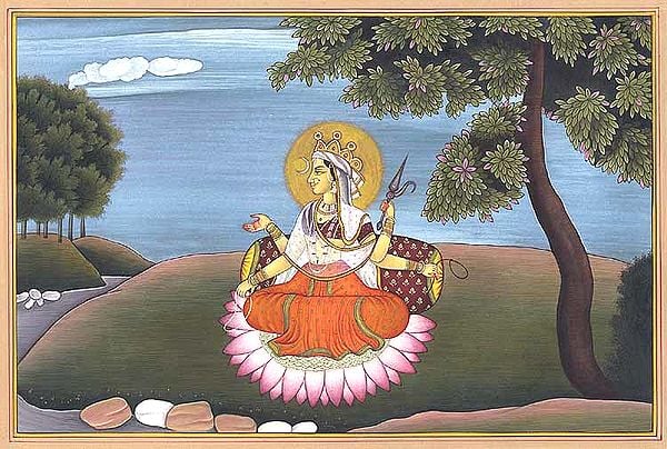 exotic india Sarvambikesha or The 'Complete' Goddess 