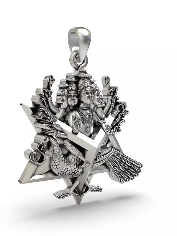 Exotic India Shanmukha (Lord Murugan) Pendant