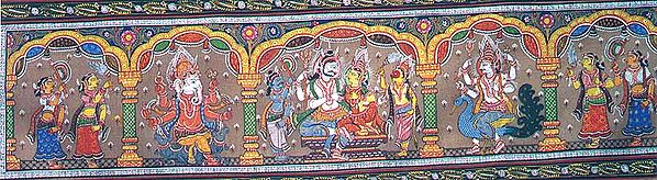 exotic india Shiva and Family