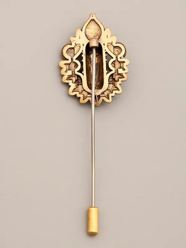 Exotic India Shiva Linga Lapel Pin 