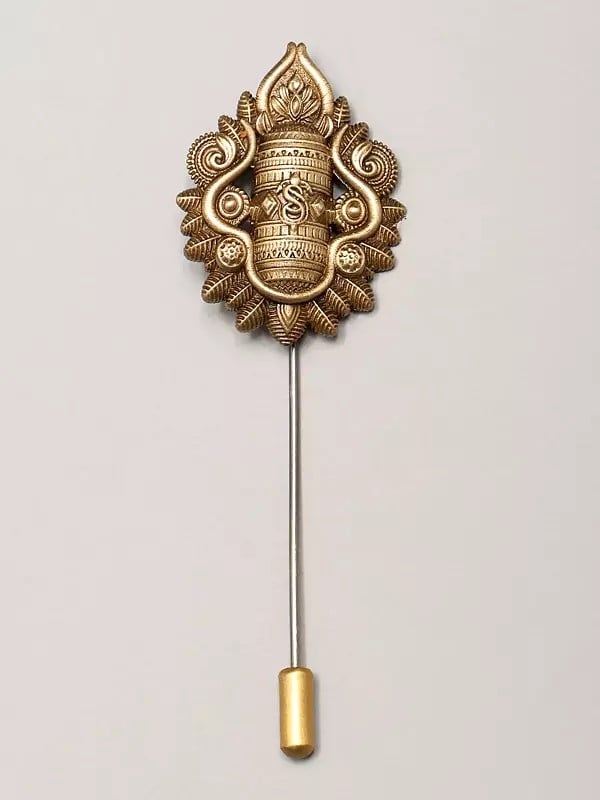 exotic india Shiva Linga Lapel Pin 