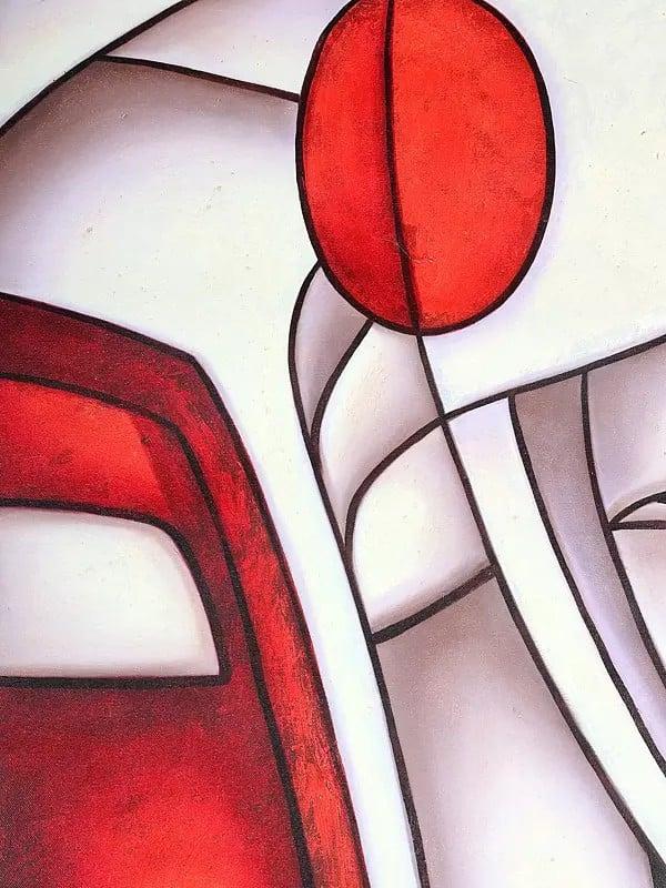 Exotic India Silent Conversation | Oil Painting 