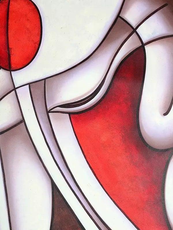 Exotic India Silent Conversation | Oil Painting 