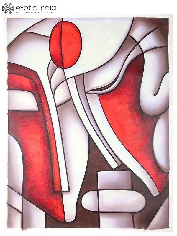 exotic india Silent Conversation | Oil Painting 