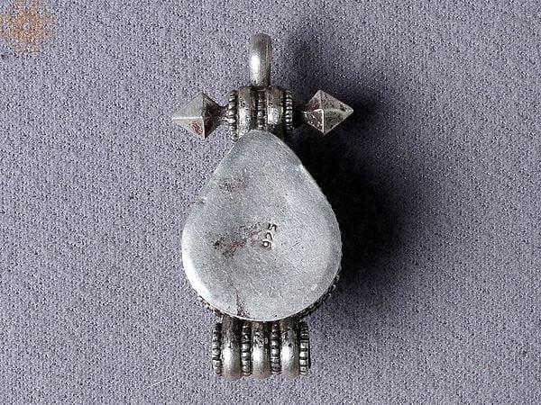 Exotic India Silver Drop Turquoise Ghau From Nepal