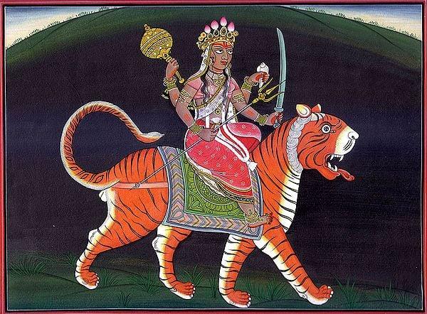 exotic india Sinha-vahini Durga