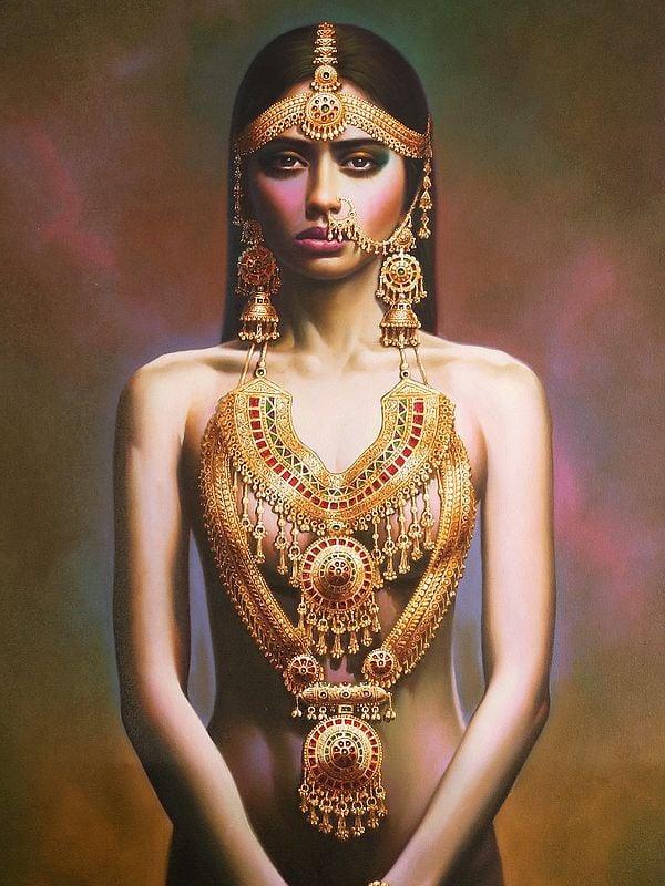 Exotic India Size Zero (Unframed Painting) 