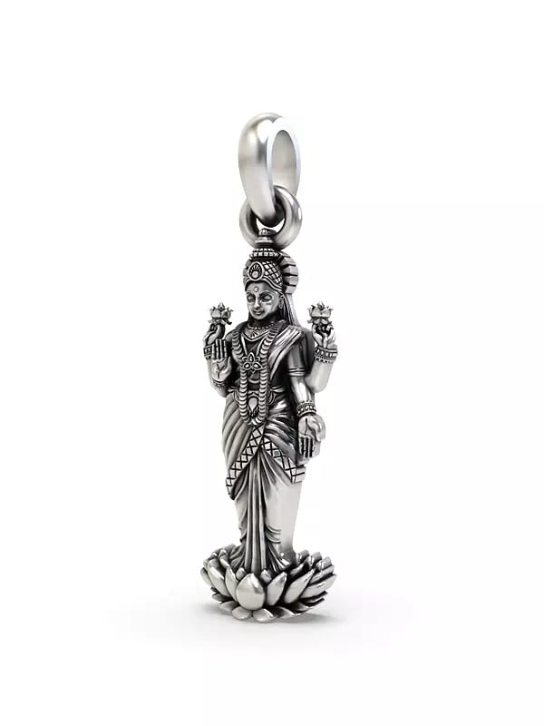 Exotic India Standing Goddess Lakshmi Pendant