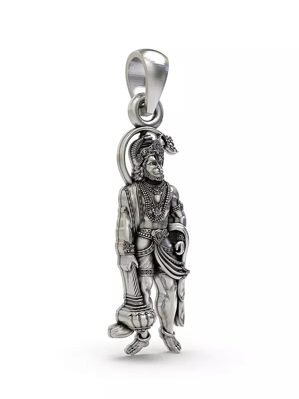 Exotic India Standing Lord Hanuman Pendant 