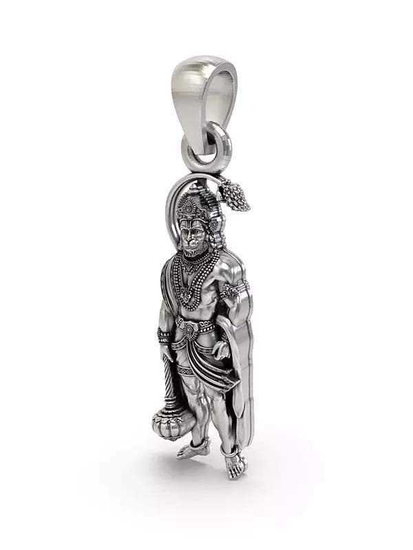 Exotic India Standing Lord Hanuman Pendant 