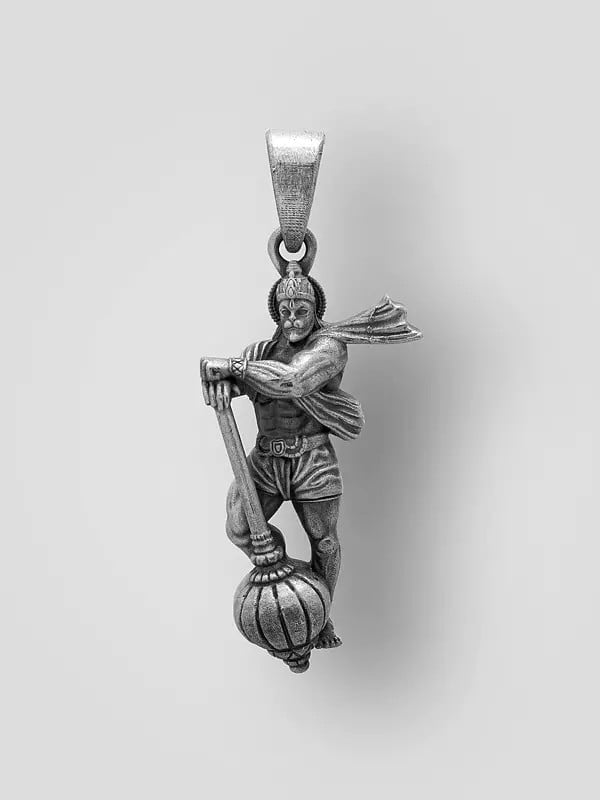 exotic india Standing Lord Hanuman Pendant 