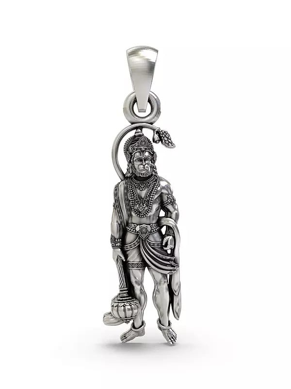 exotic india Standing Lord Hanuman Pendant