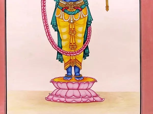 Exotic India Standing Lord Vishnu 