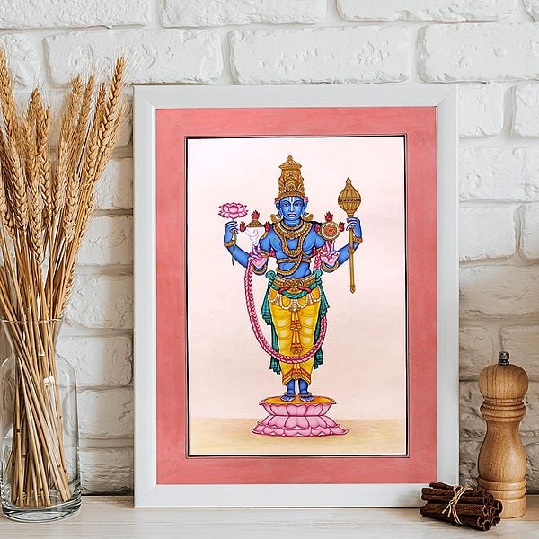 Exotic India Standing Lord Vishnu 