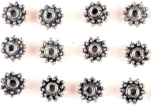 exotic india Sterling Beads (Price Per Pair) 