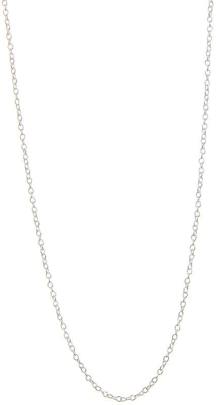 exotic india Sterling Chain with Spring Closure