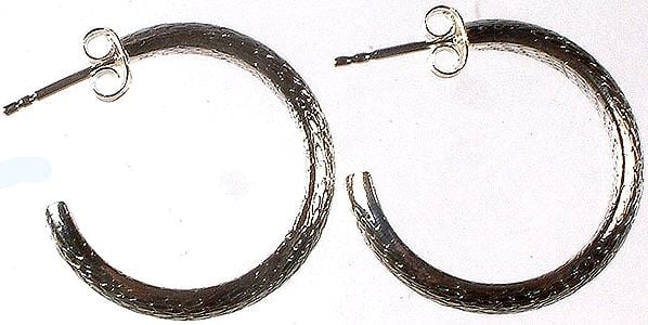 exotic india Sterling Hoops