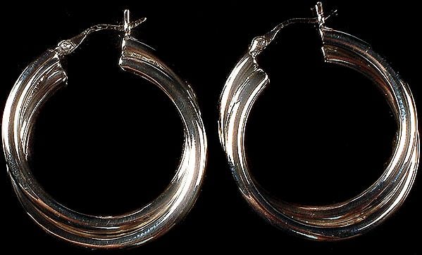 exotic india Sterling Hoops 